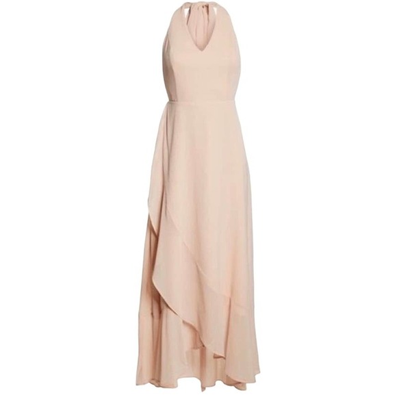 NWT Lulu’s Wrap of‎ Luxury Convertible Dress Blush Nude - Picture 4 of 9